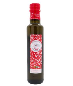Aceite de Oliva Virgen Extra Macerado al CHILE Scorpion 25 Cl Cristal