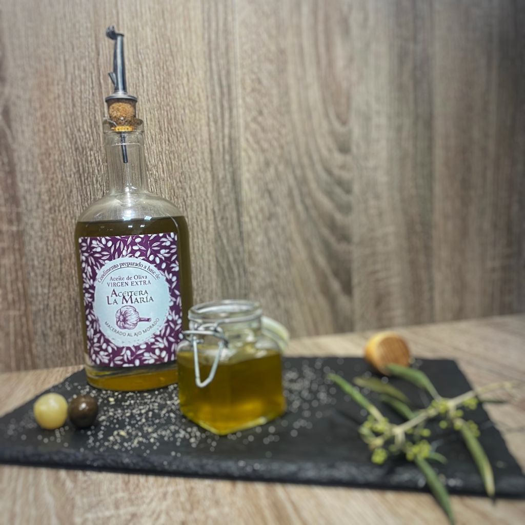 aceite de oliva con ajo