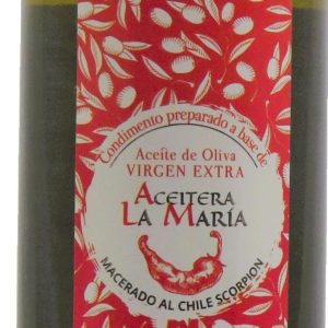 Aceite de Oliva Virgen Extra Macerado al CHILE Scorpion Extra Picante 25 Cl Cristal