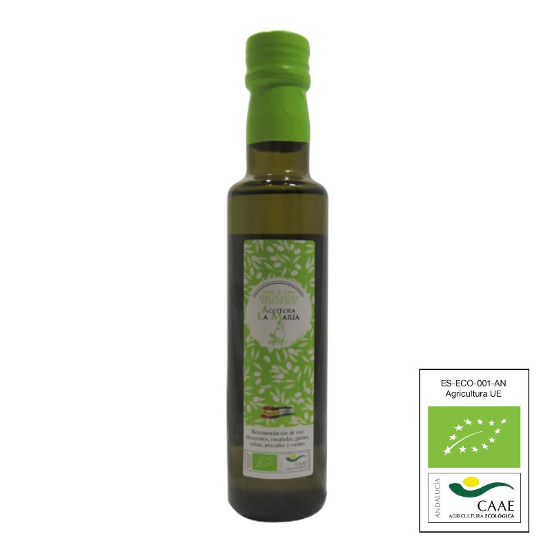 Aceite Oliva Virgen Extra Ecológico 25 Cl Cristal Cosecha 2024-2025